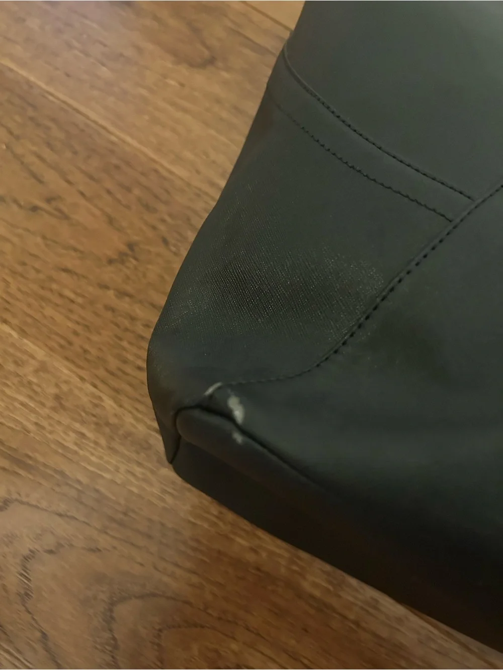 lululemon athletica Black Faux Leather-Look Tote